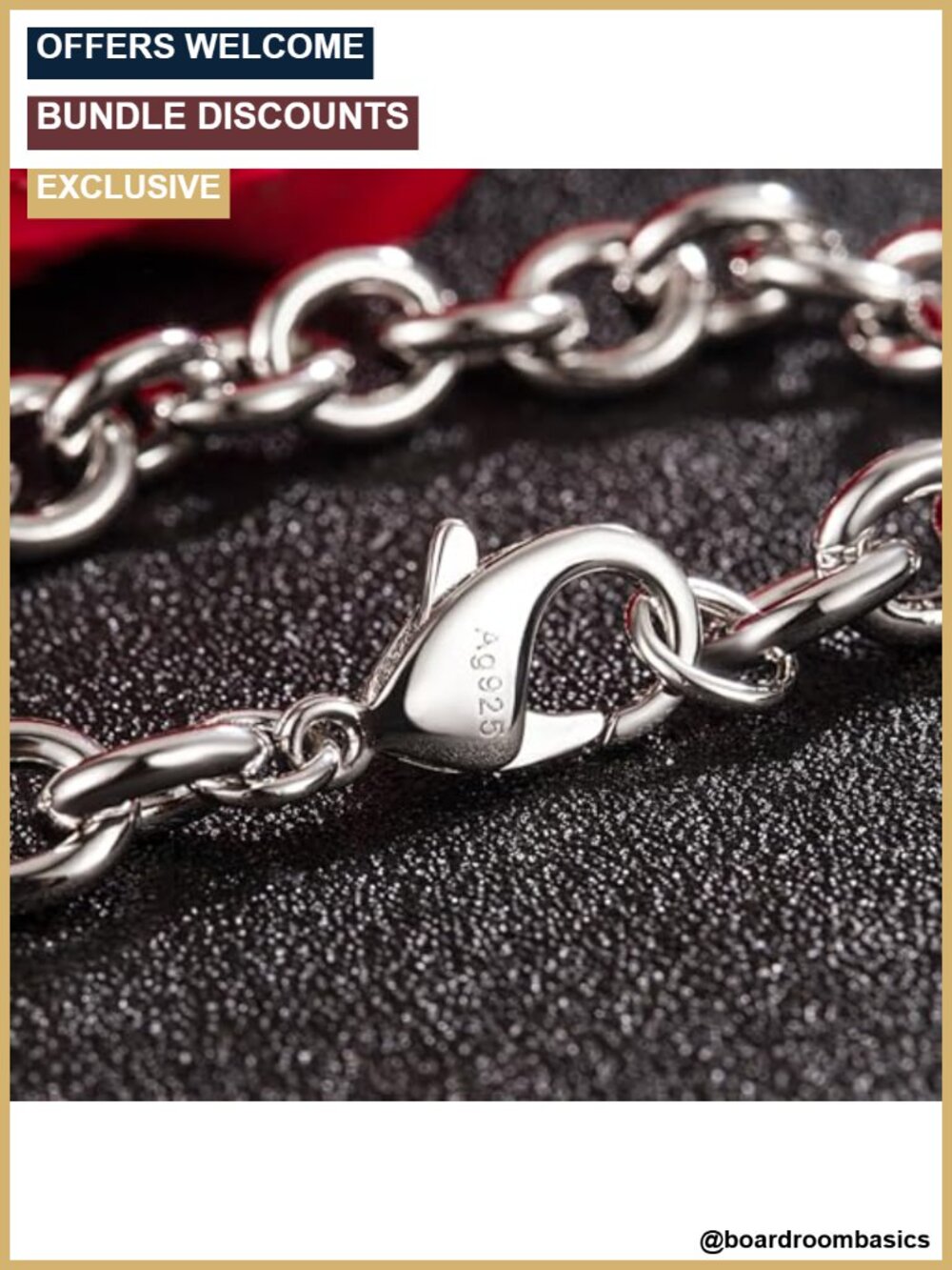 925 Sterling Silver Cable Wire Link Bracelet Unisex Lobster Clasp - Picture 5 of 6